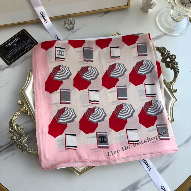 CHANEL專門店新款香奈兒經典真絲系列化妝盒元素桑蠶絲小方巾 mmyj1380